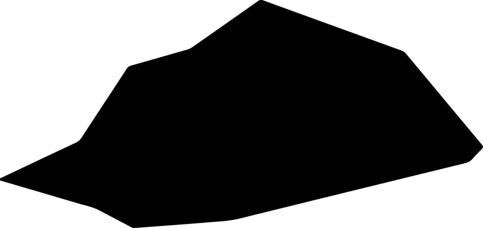 Louvaras Cyprus silhouette map vector