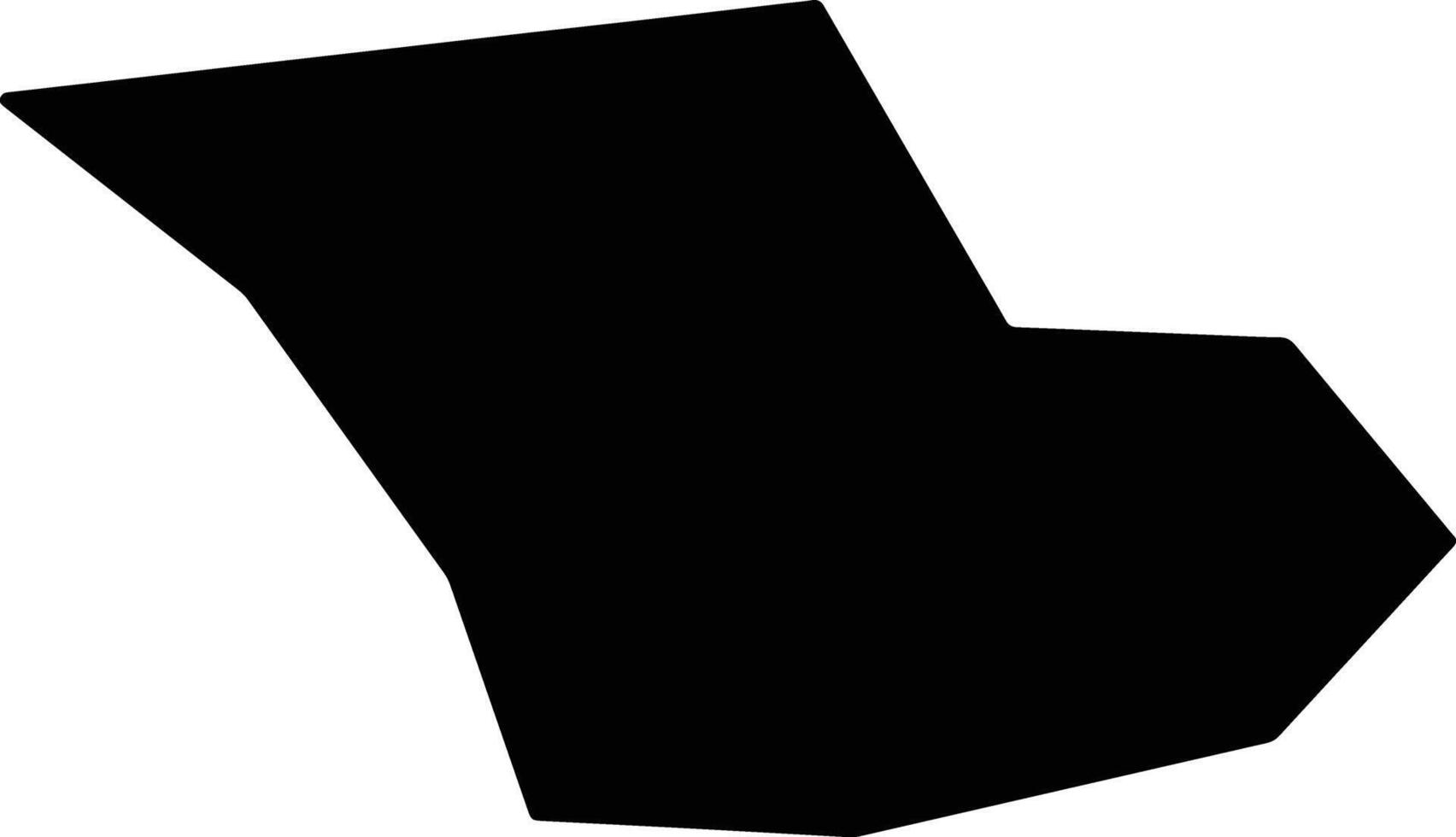 Lower Dir Pakistan silhouette map vector