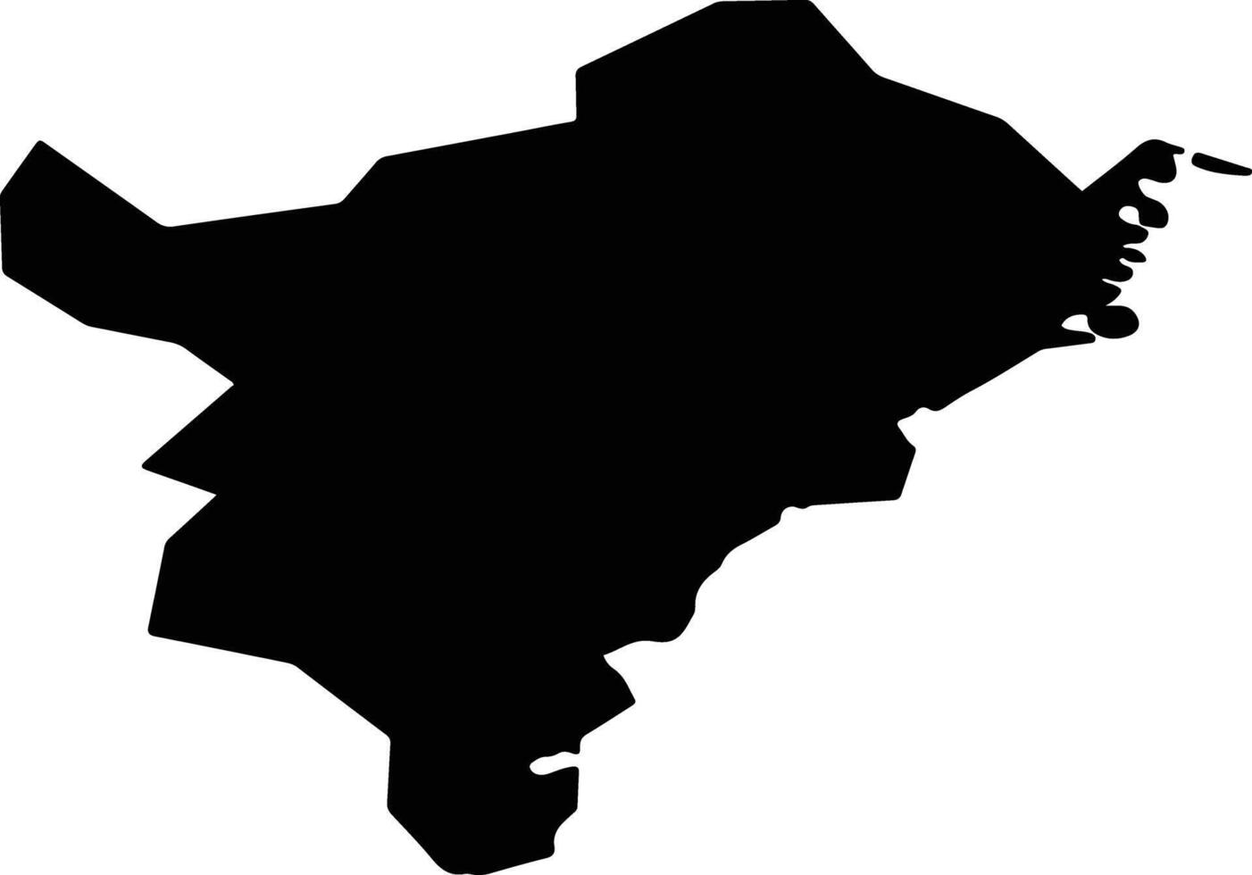 Loyew Belarus silhouette map vector