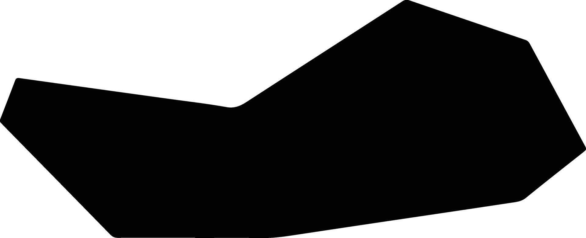 Lubny Ukraine silhouette map vector