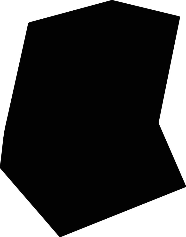 Lulongxian China silhouette map vector