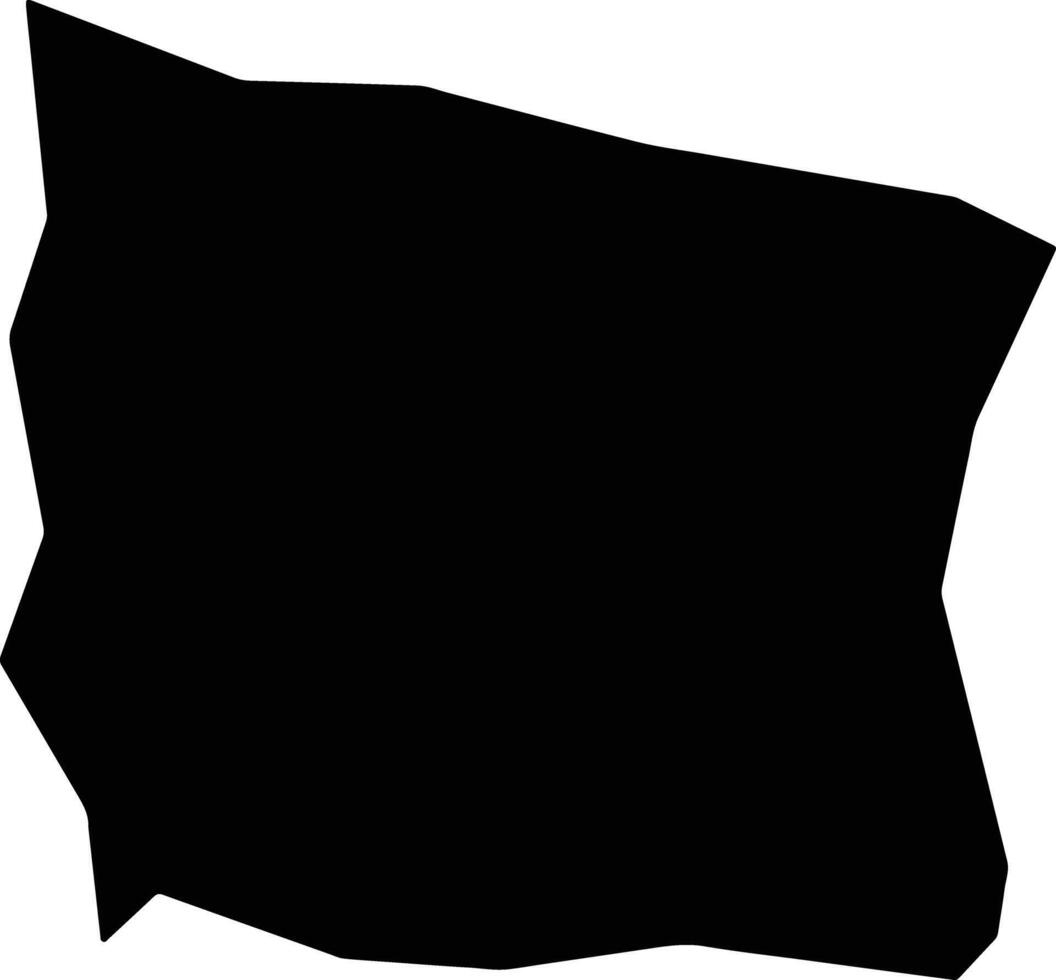 Luntaixian China silhouette map vector