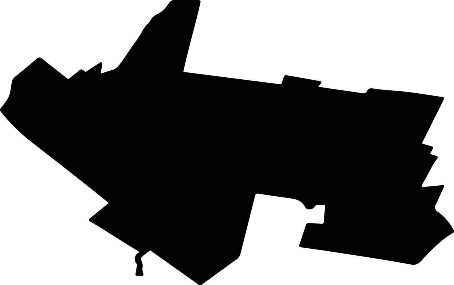 LUPSANU Romania silhouette map vector