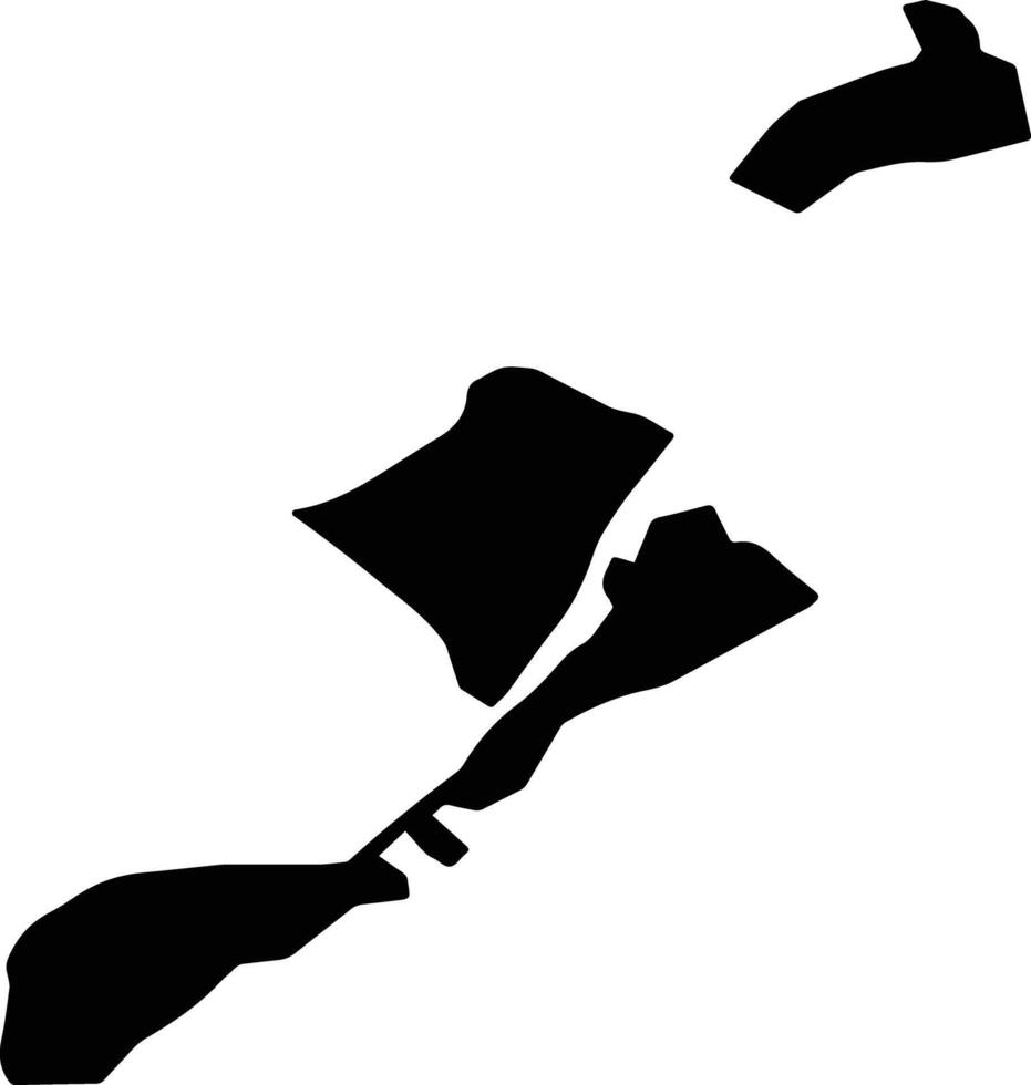 Luxor Egypt silhouette map vector
