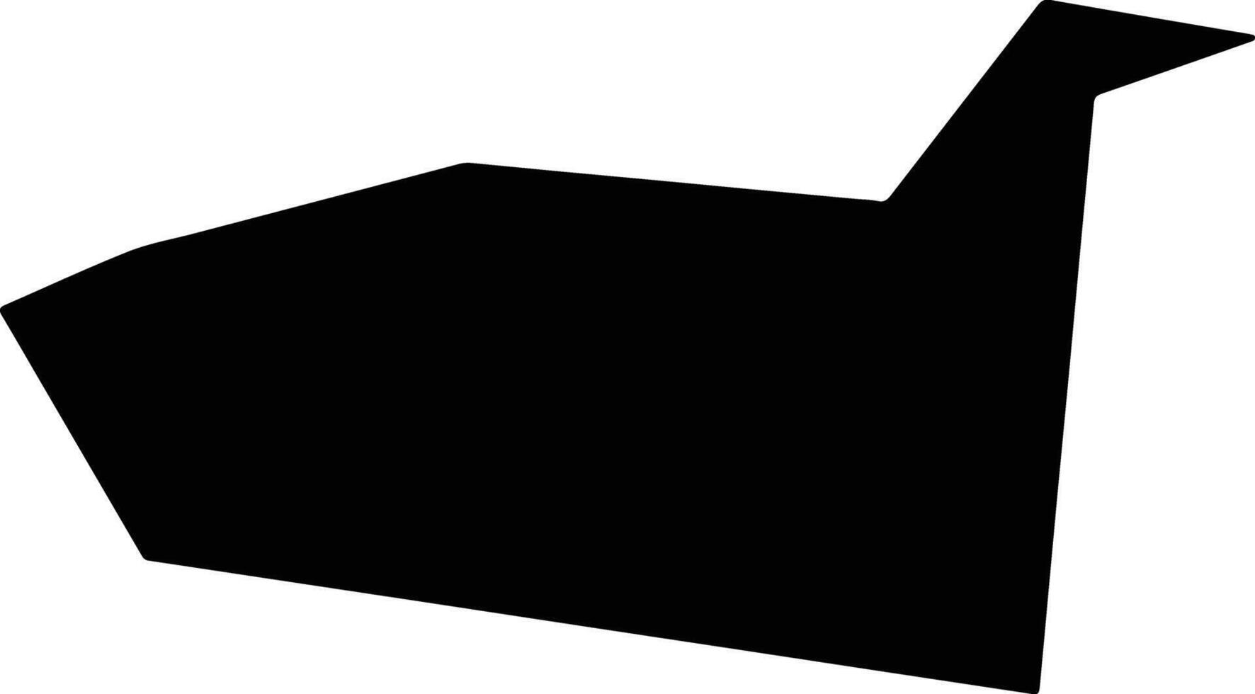 Luyixian China silhouette map vector