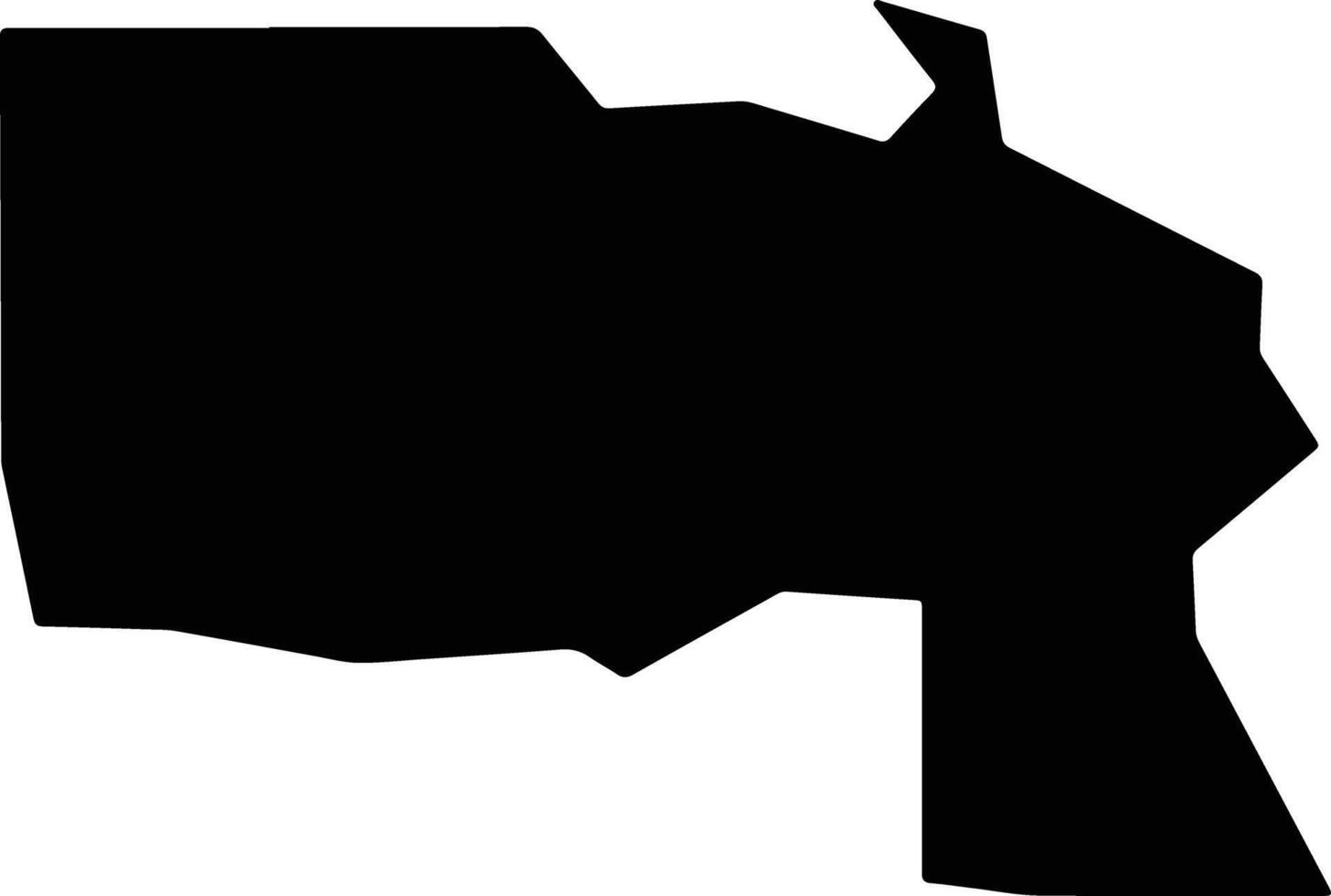 Lyman United States silhouette map vector
