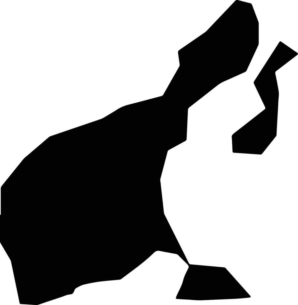 Lysi Cyprus silhouette map vector