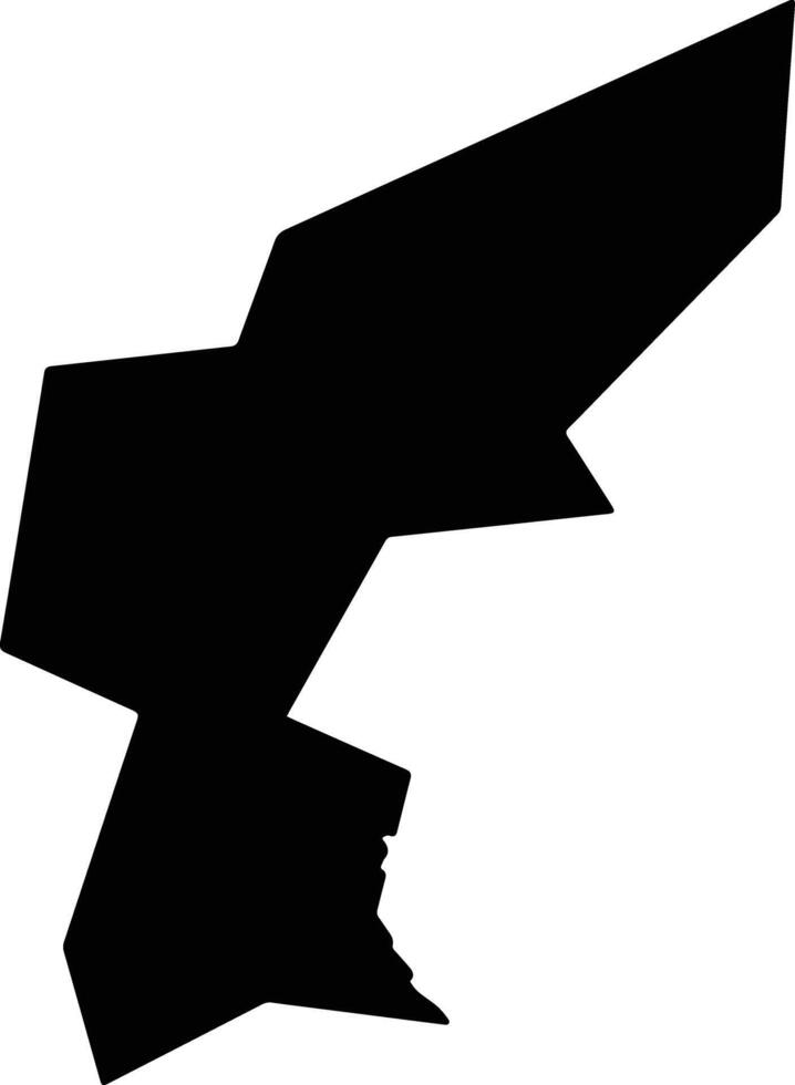 Lyubimets Bulgaria silhouette map vector