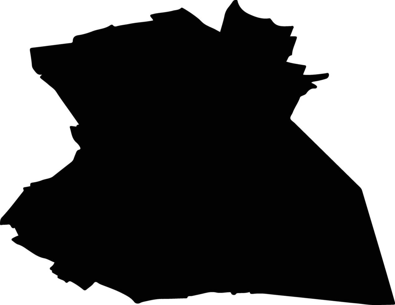Maashorst Netherlands silhouette map vector