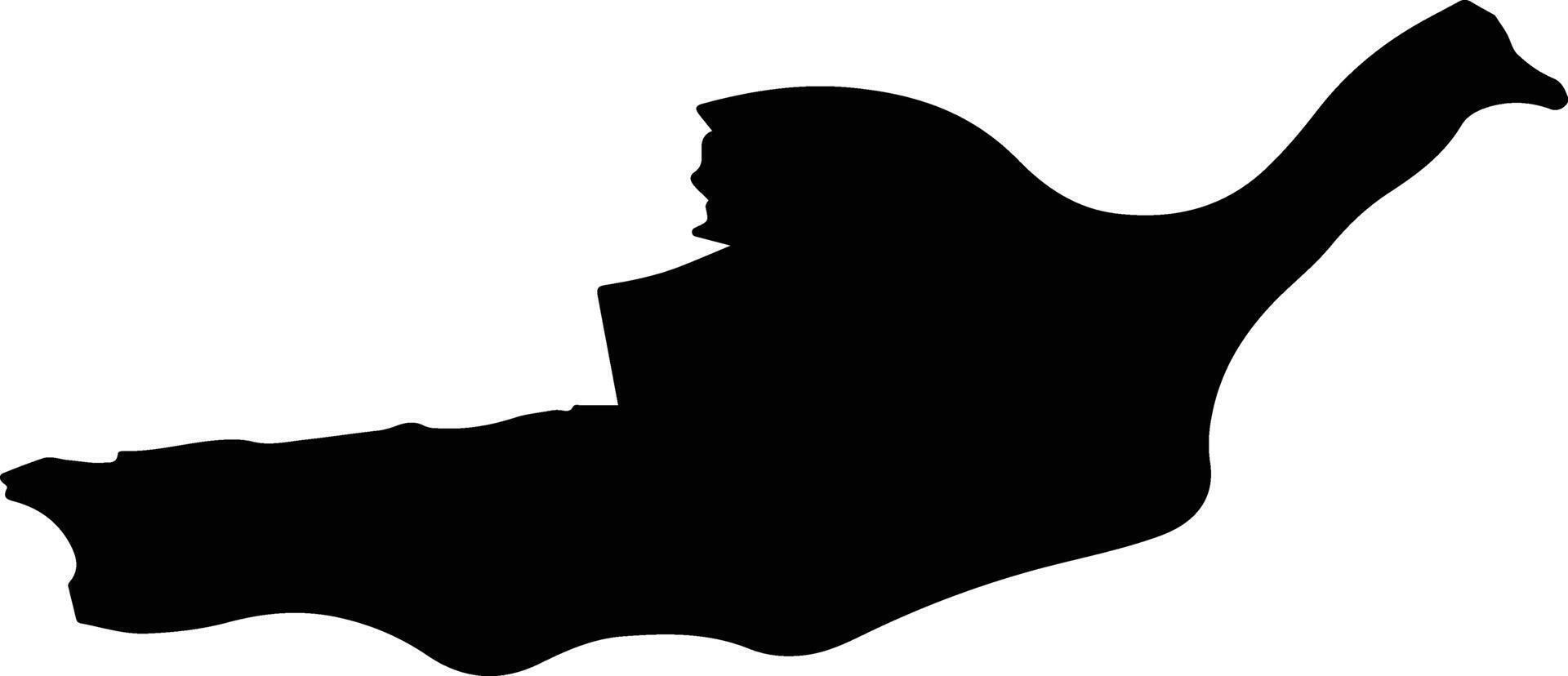 Maasdriel Netherlands silhouette map vector