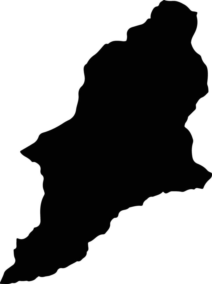 Macaravita Colombia silhouette map vector