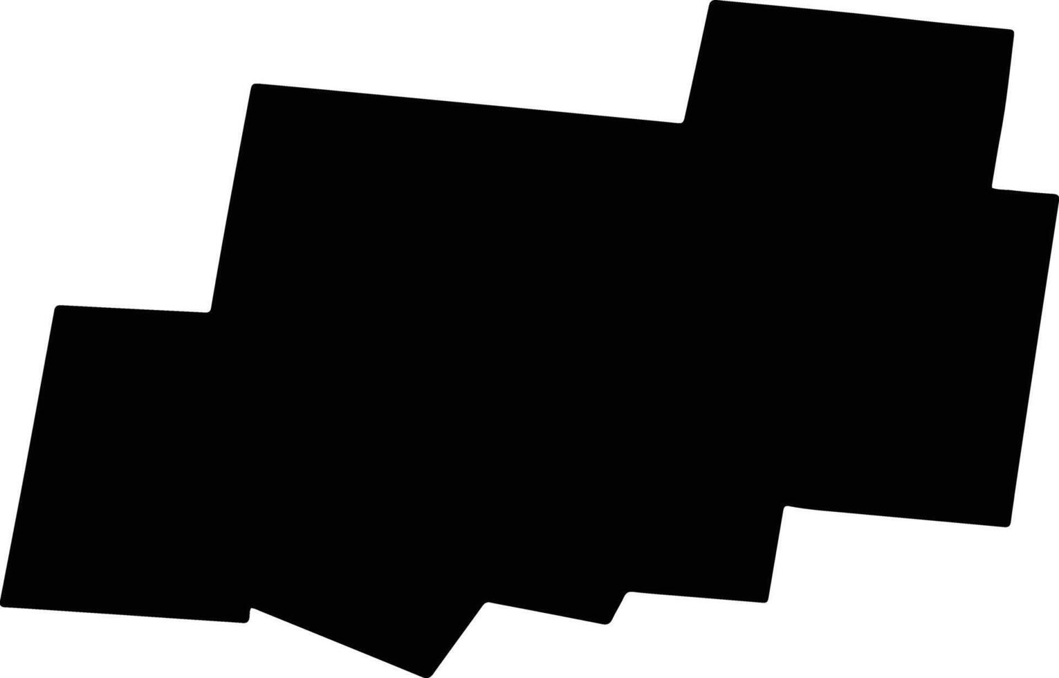 MACESU DE SUS Romania silhouette map vector