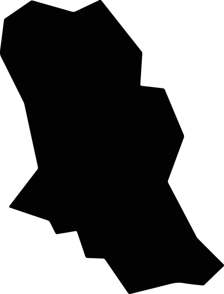 Machacalis Brazil silhouette map vector