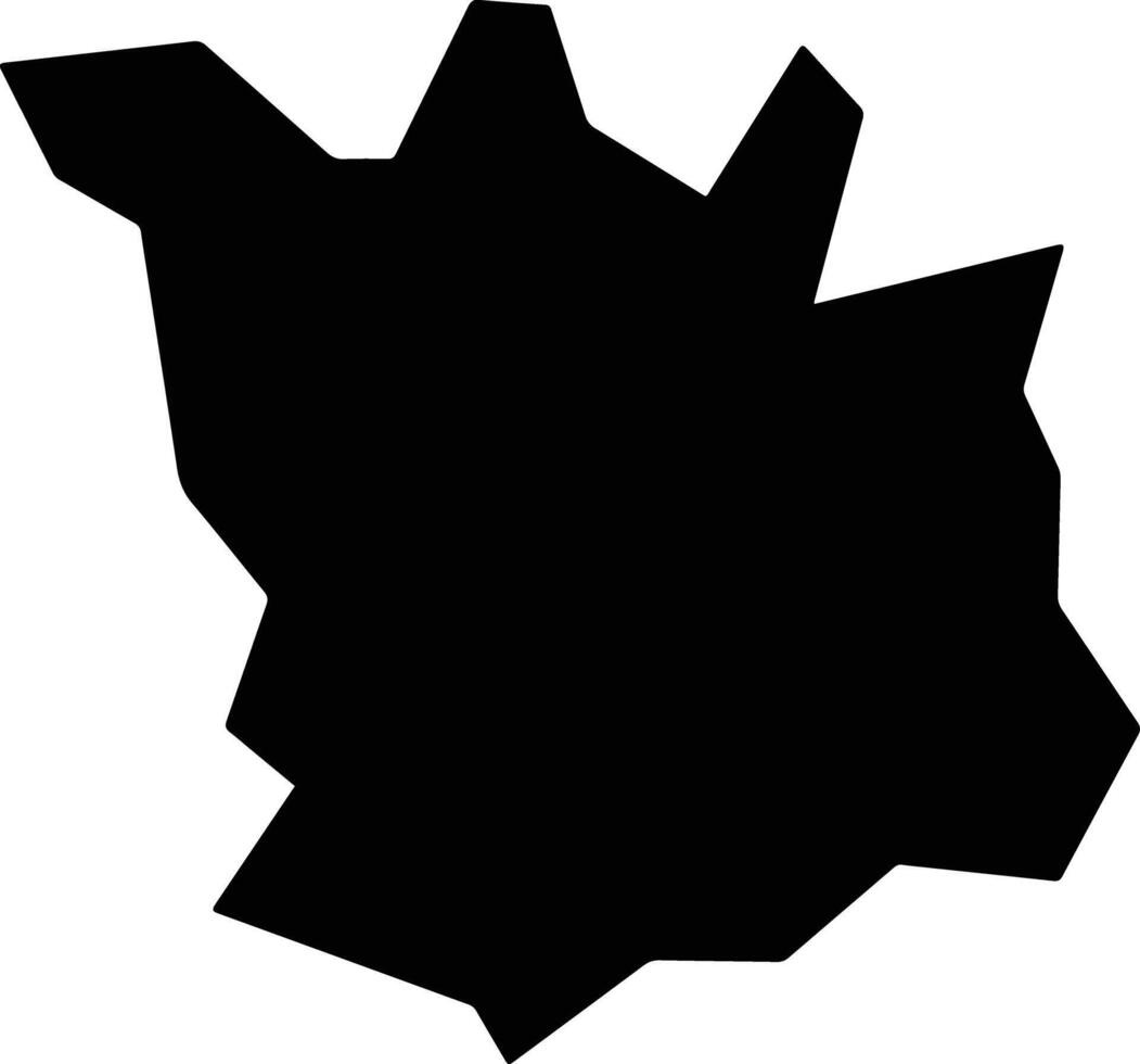 Machadinho Brazil silhouette map vector