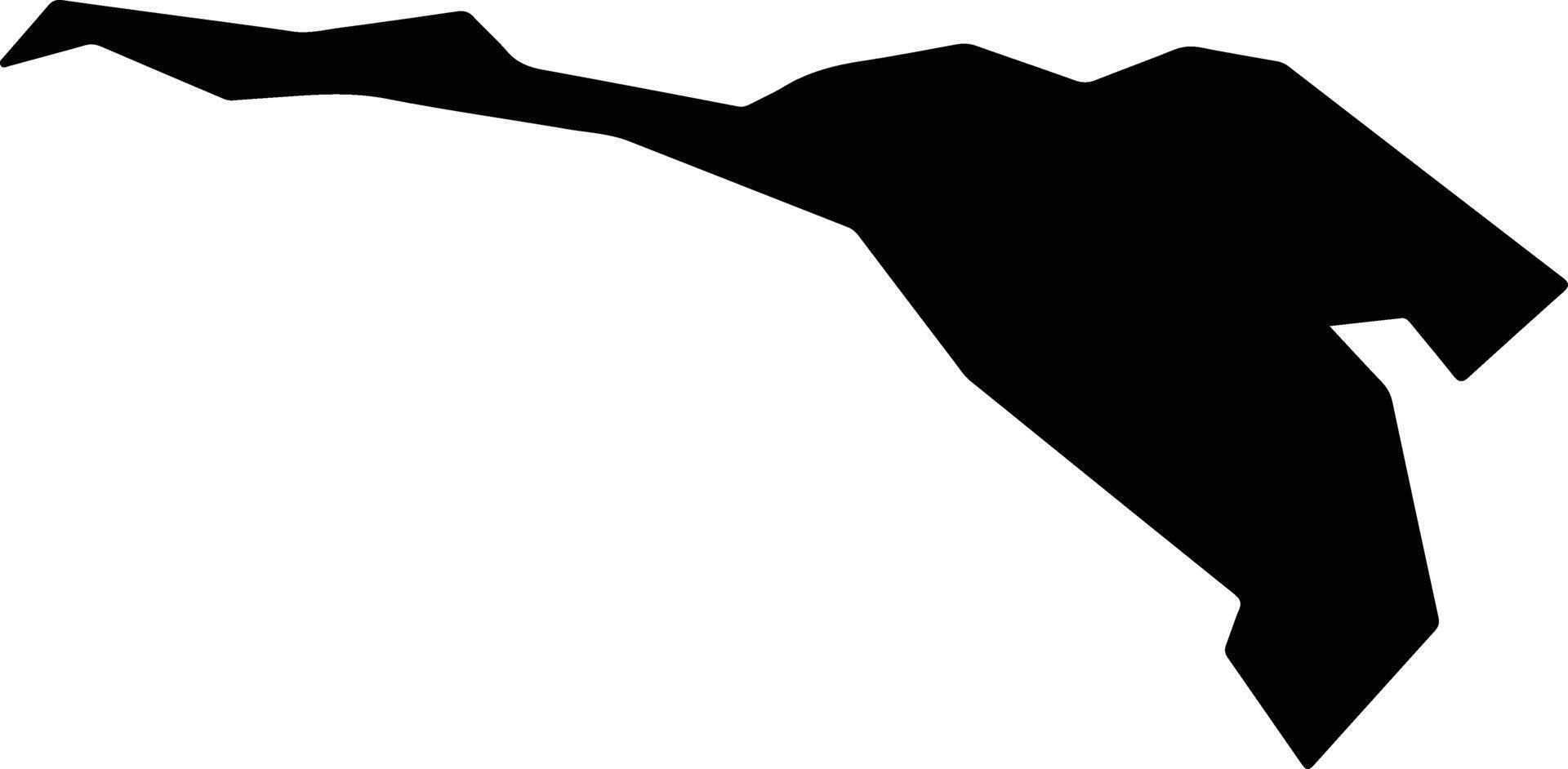 Machida Japan silhouette map vector