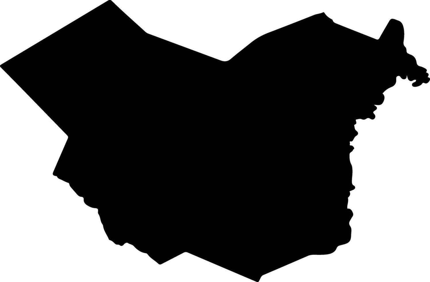 Macuelizo Honduras silhouette map vector