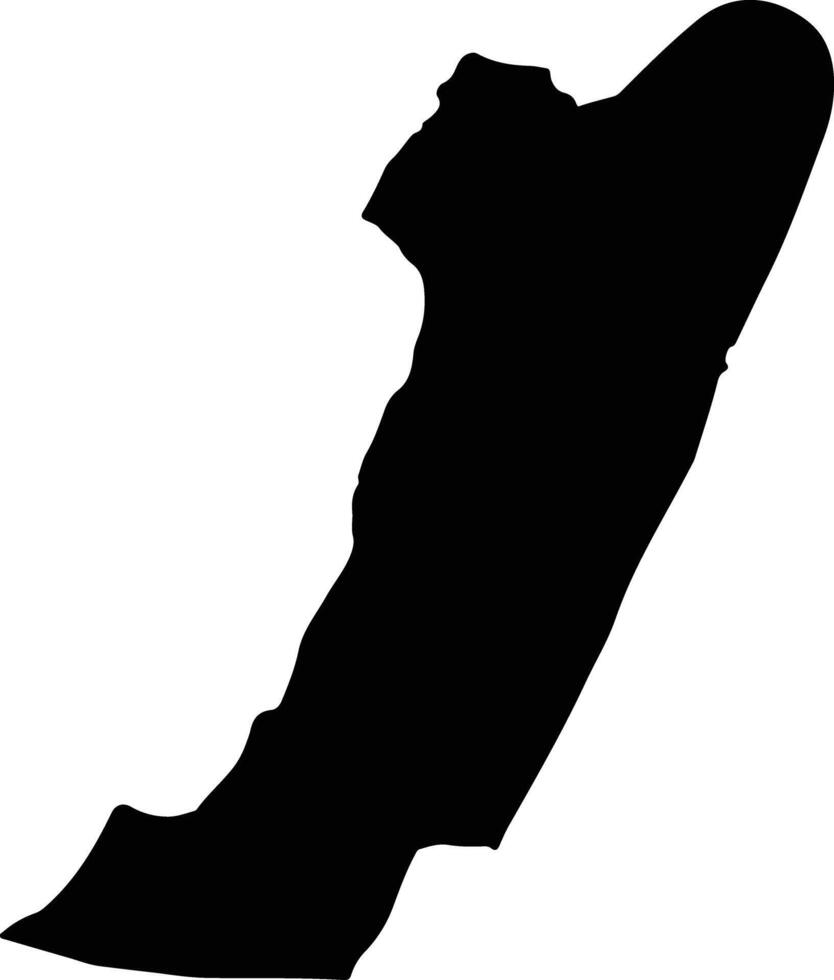 Mad Laos silhouette map vector