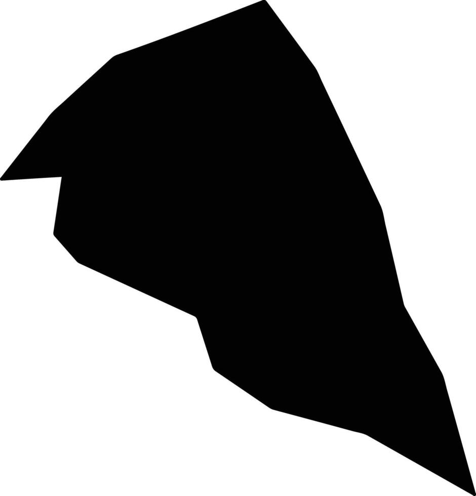 Madinat Nasr 2 Egypt silhouette map vector