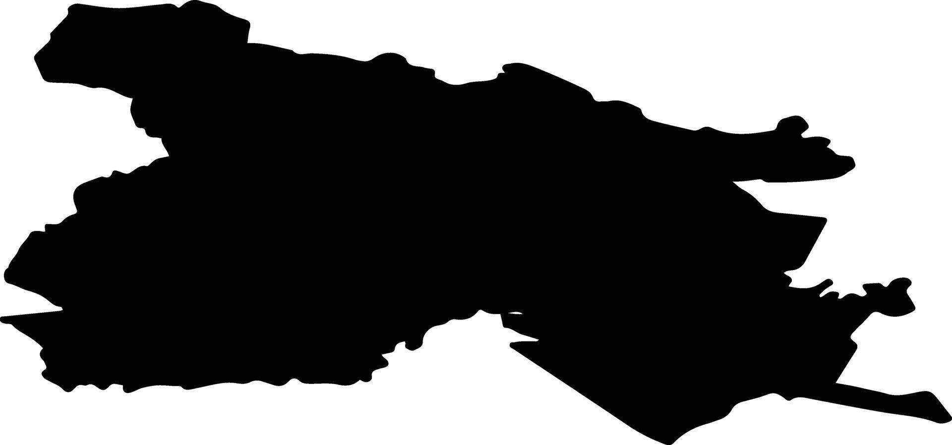 Madlienas pag Latvia silhouette map vector