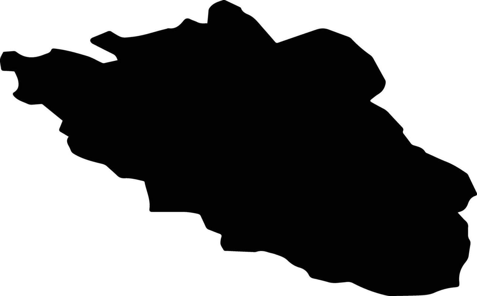MAGURA ILVEI Romania silhouette map vector