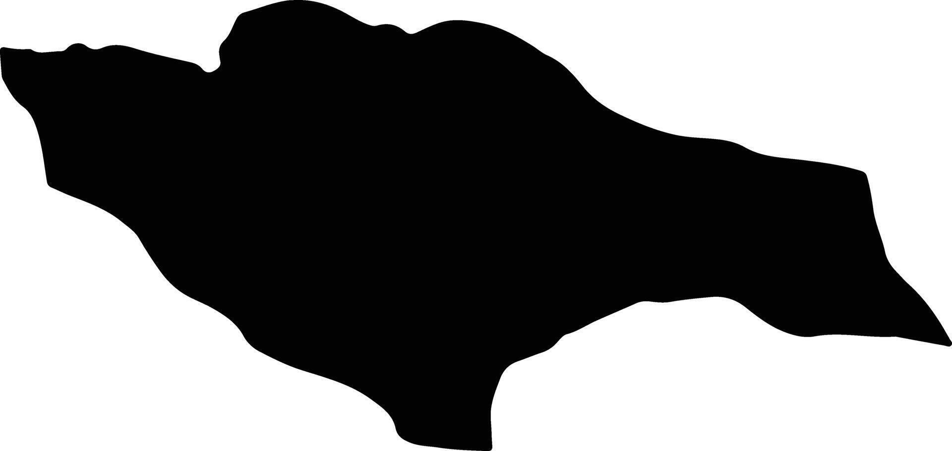 Mahaxay Laos silhouette map vector