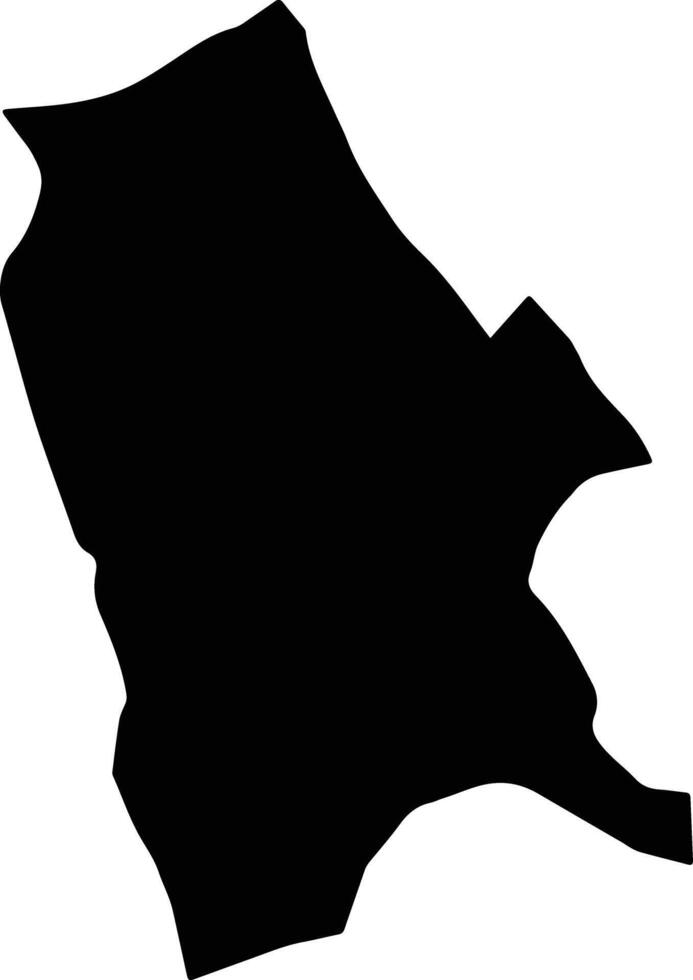 Mahliyah Yemen silhouette map vector