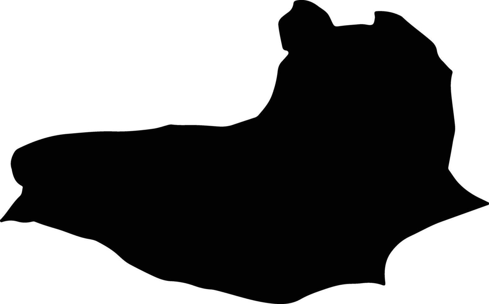 Mahvelat Iran silhouette map vector