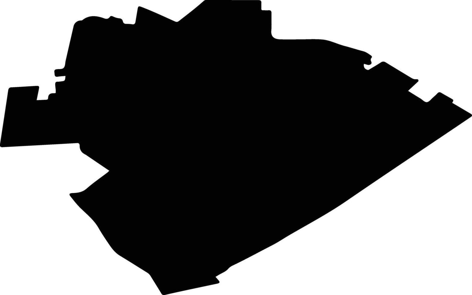 MAICANESTI Romania silhouette map vector