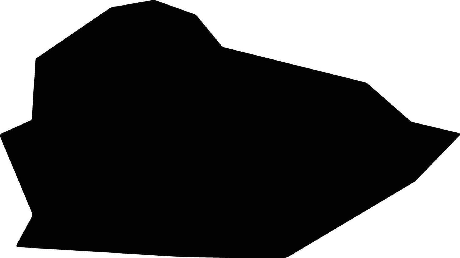 Maigaitixian China silhouette map vector