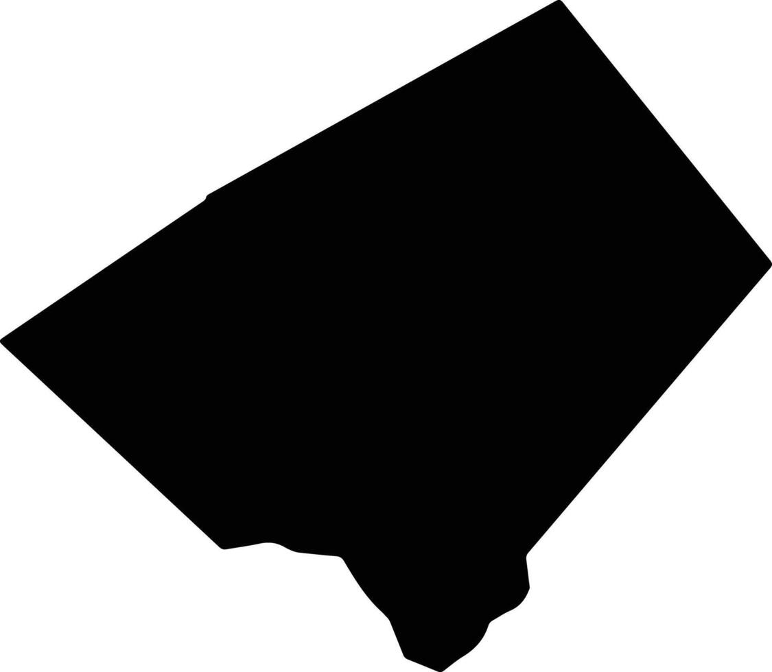 Mailly Motete Saint Lucia silhouette map vector