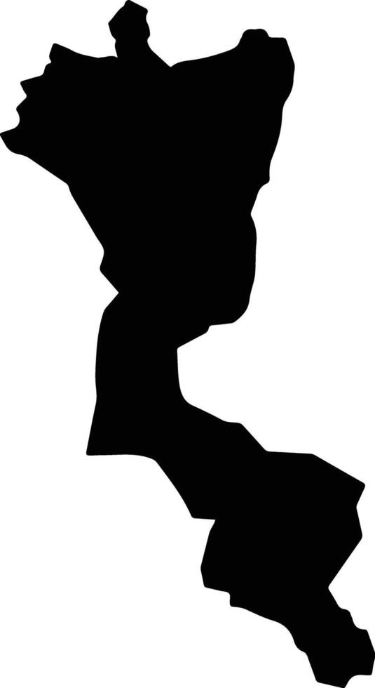 Maisa Phoka Lesotho silhouette map vector