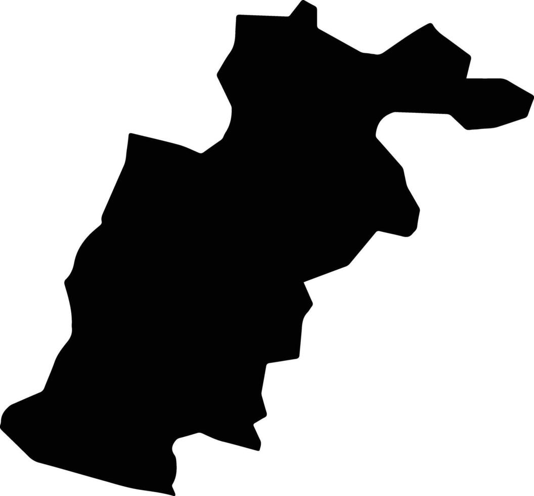 Majagua Cuba silhouette map vector