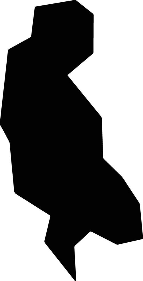 Malta Brazil silhouette map vector