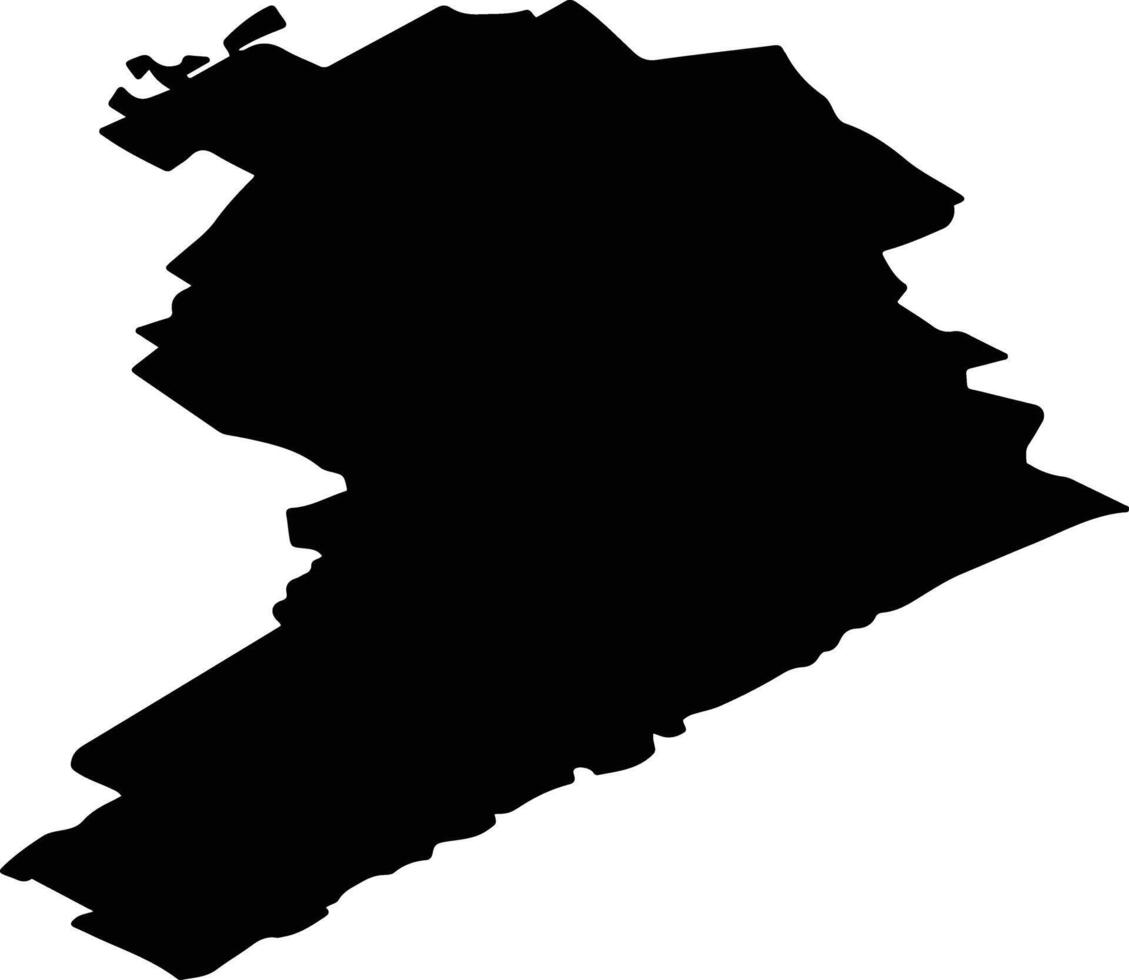 Mamontovsky District Russia silhouette map vector