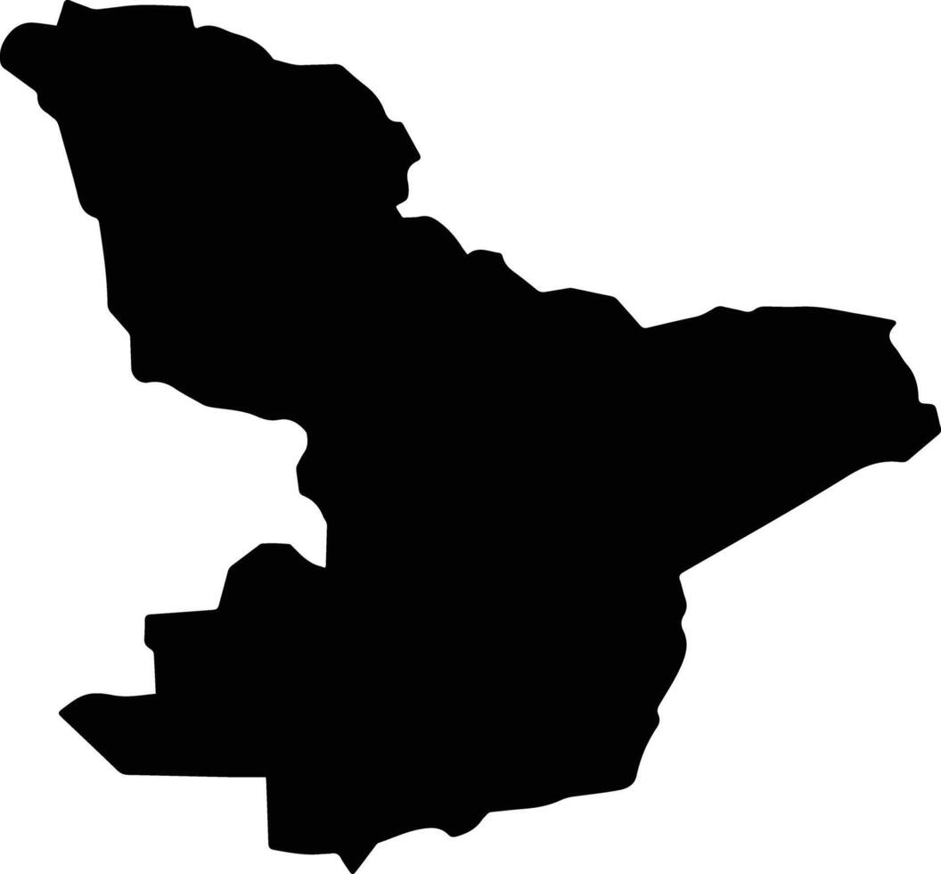 Manacapuru Brazil silhouette map vector