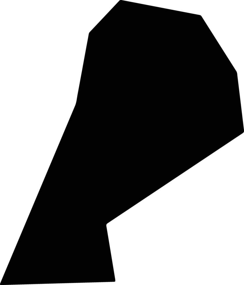 Manchester United Kingdom silhouette map vector