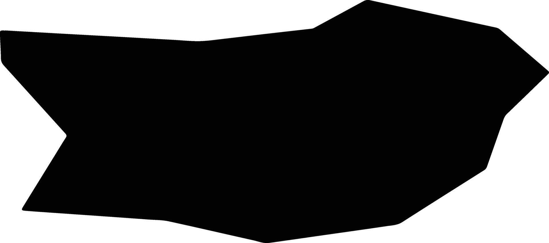 Mando Zayi Afghanistan silhouette map vector