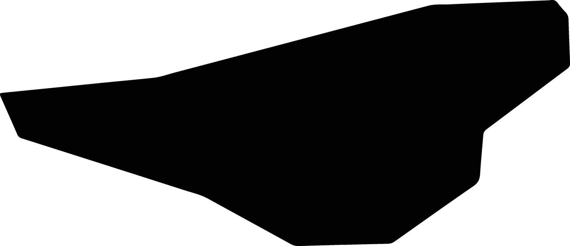 Mandria Lemesou Cyprus silhouette map vector