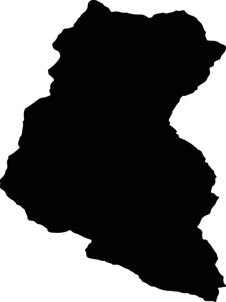 MANECIU Romania silhouette map vector
