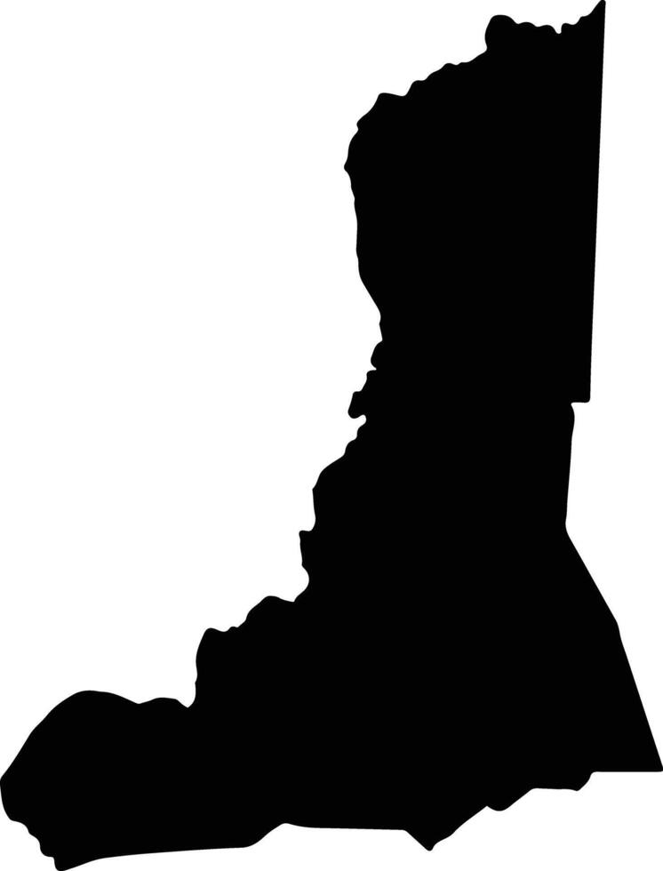 Mangulile Honduras silhouette map vector