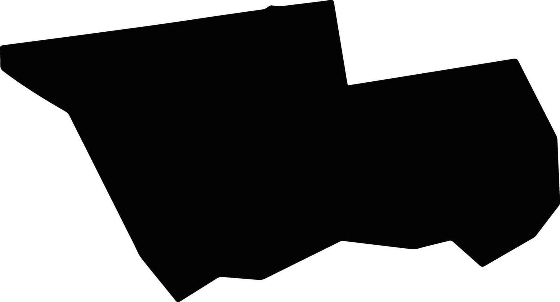 Manoel Ribas Brazil silhouette map vector