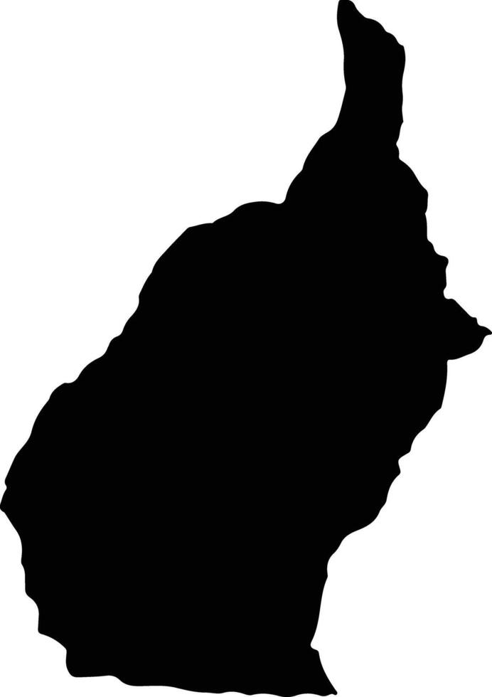 Manta Colombia silhouette map vector