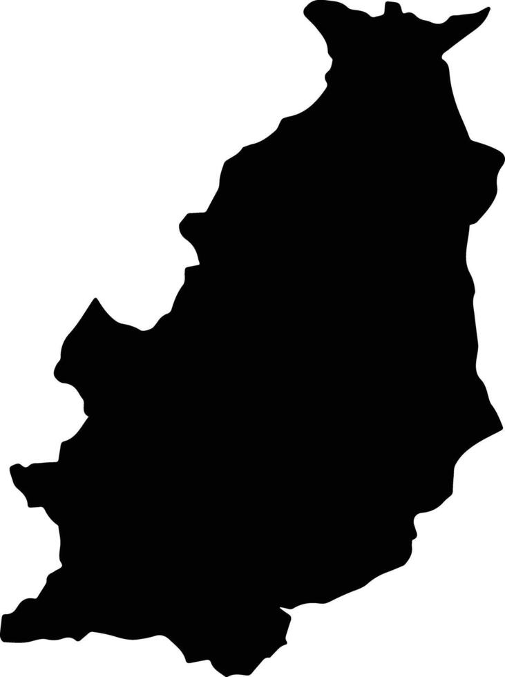 Manzhou Taiwan silhouette map vector