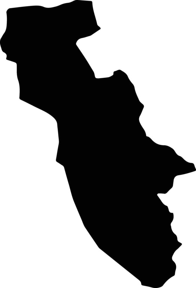 Maqbanah Yemen silhouette map vector