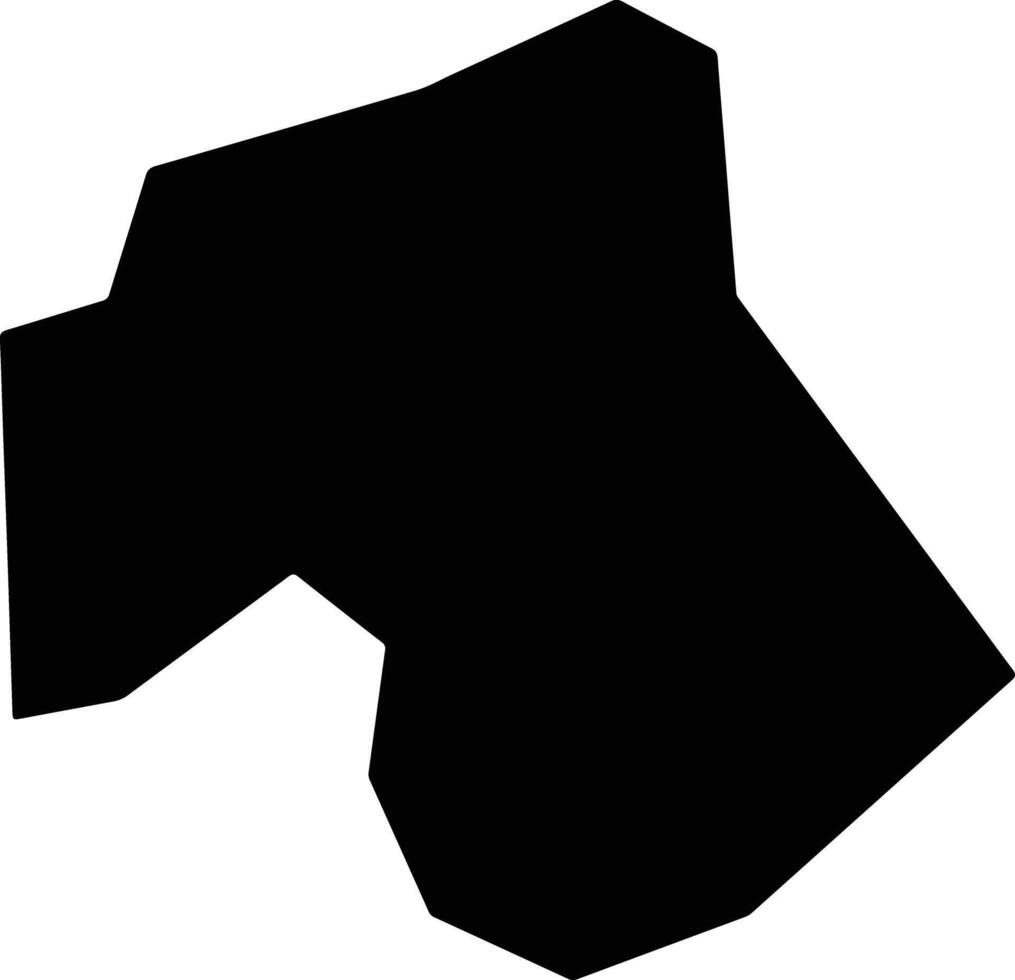 Maraial Brazil silhouette map vector