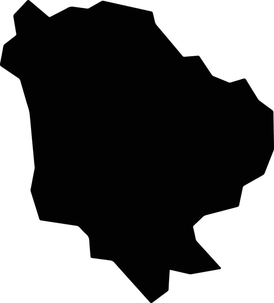 Maran Malaysia silhouette map vector
