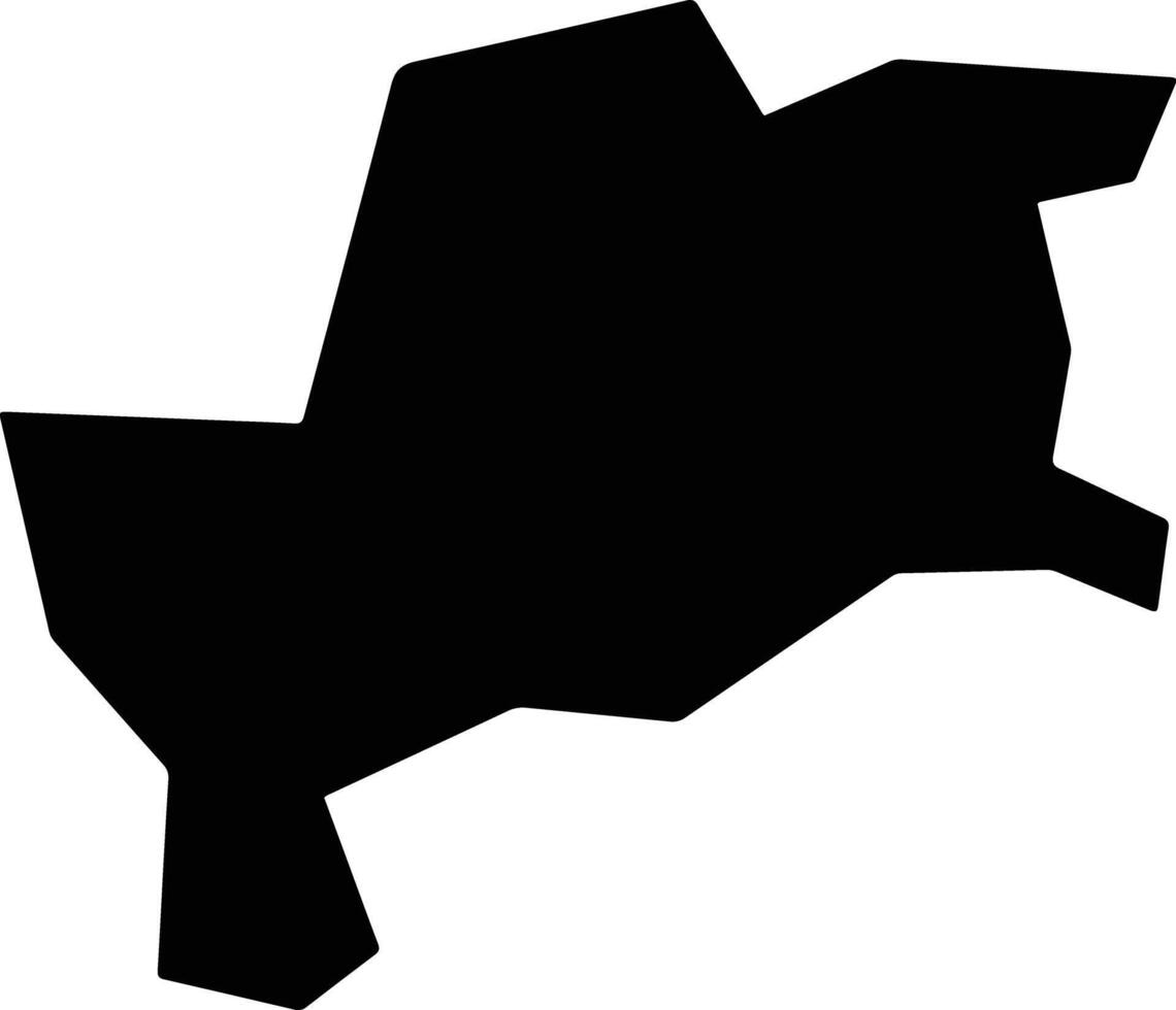 Maravilhas Brazil silhouette map vector