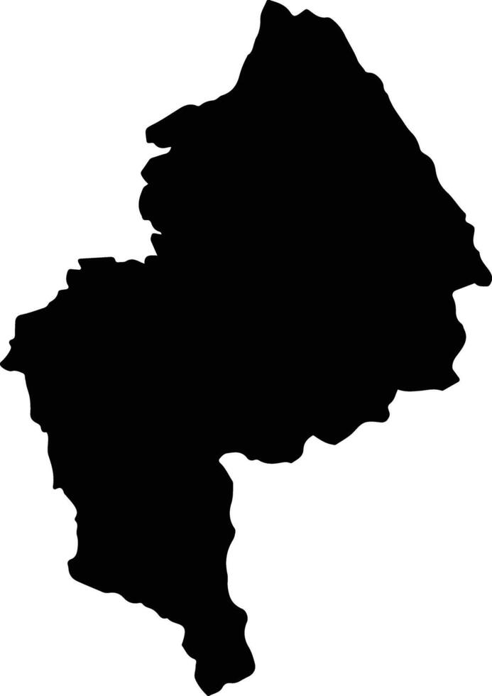 Marinilla Colombia silhouette map vector
