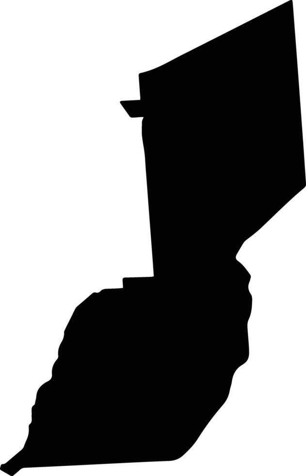 Marion Australia silhouette map vector