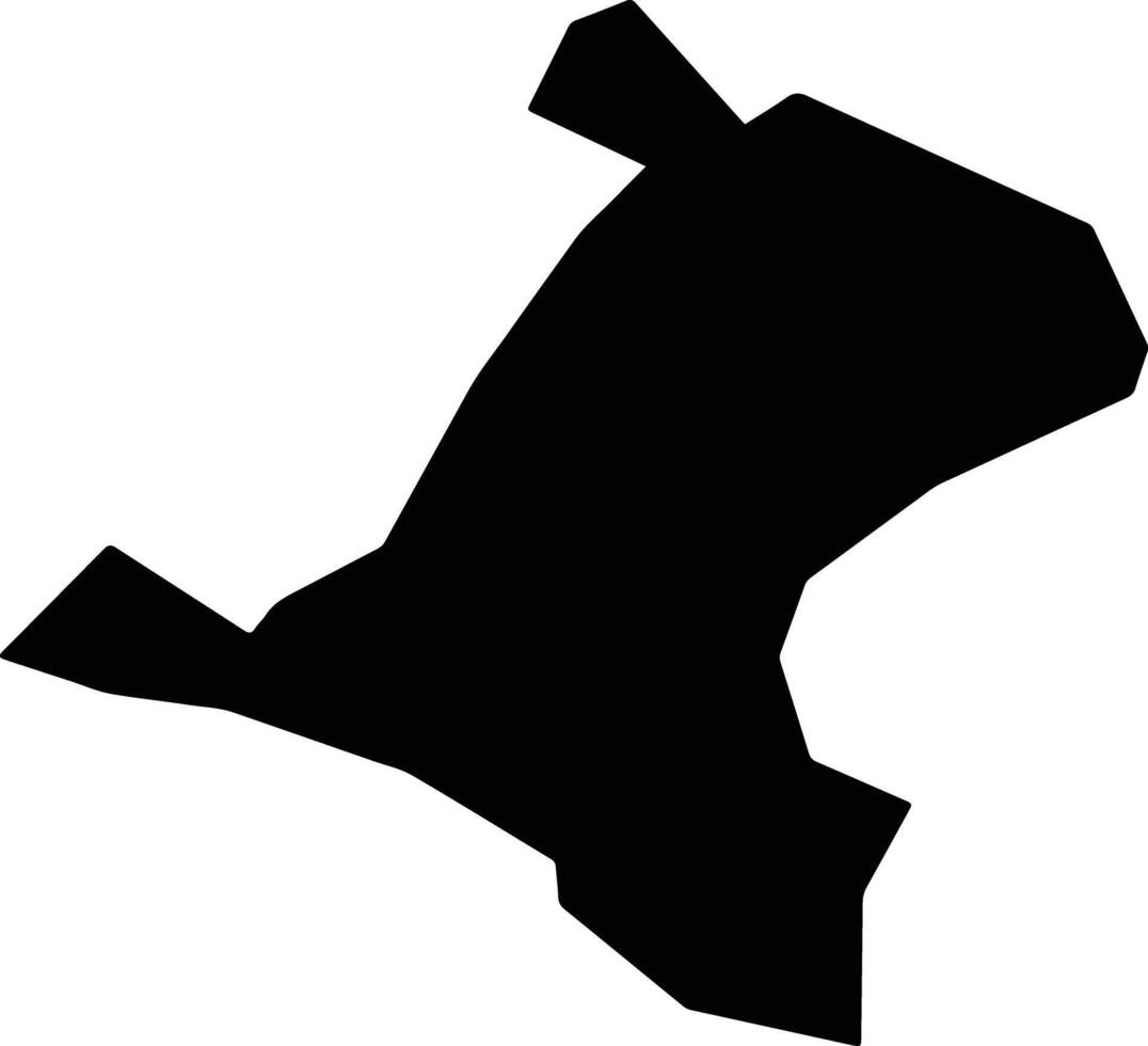 Marisule East Winds Saint Lucia silhouette map vector